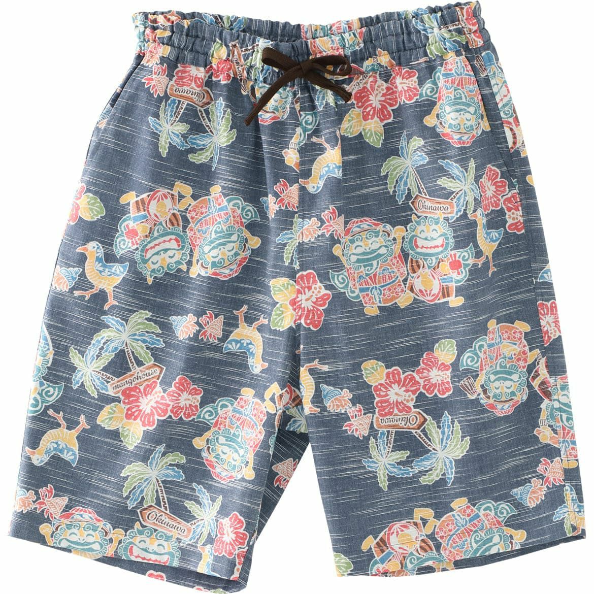 かりゆしウェア　サムネイル画像　ネイビー