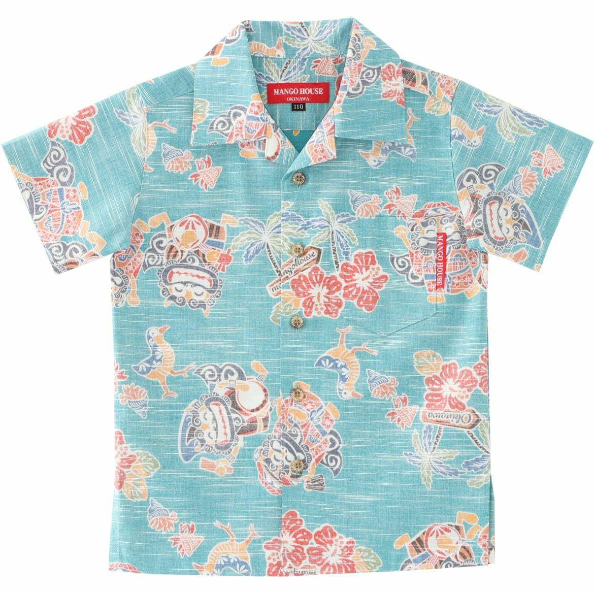 かりゆしウェア　サムネイル画像　ライトブルー