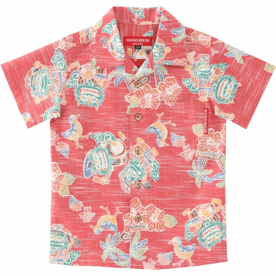 かりゆしウェア　サムネイル画像　レッド