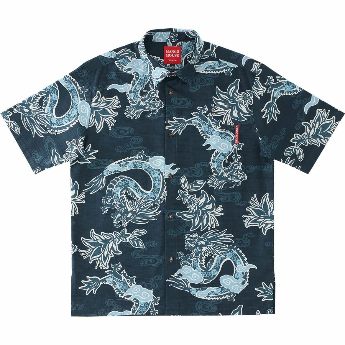 かりゆしウェア　サムネイル画像　ネイビー