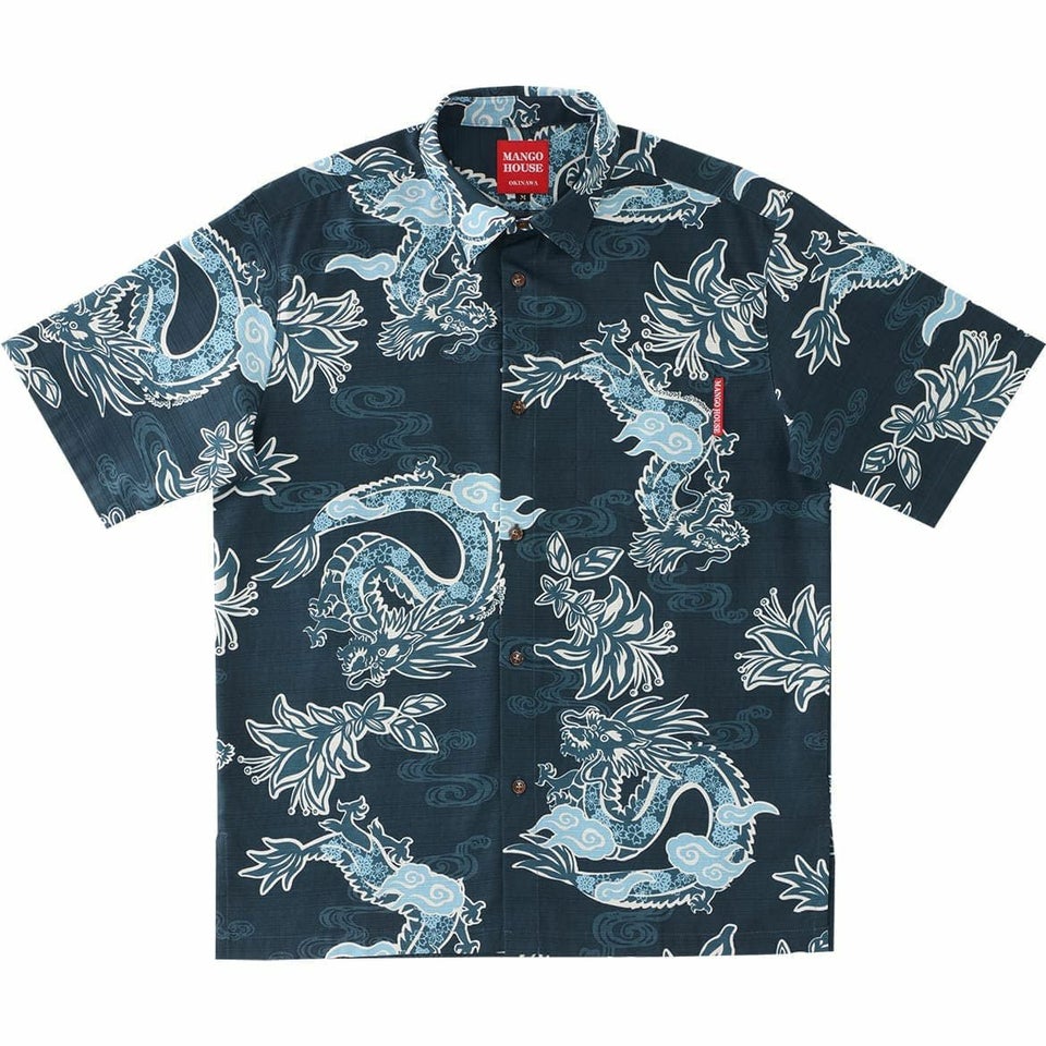 かりゆしウェア　サムネイル画像　ネイビー