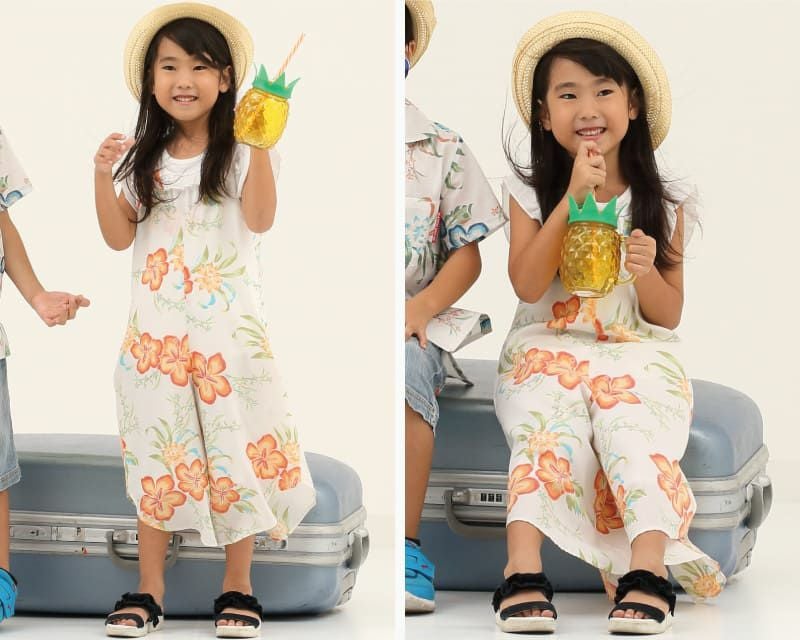 かりゆしウェア　キッズ　ワンピース