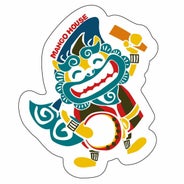 あっちゃめーシーサーエイサー・ミニステッカー