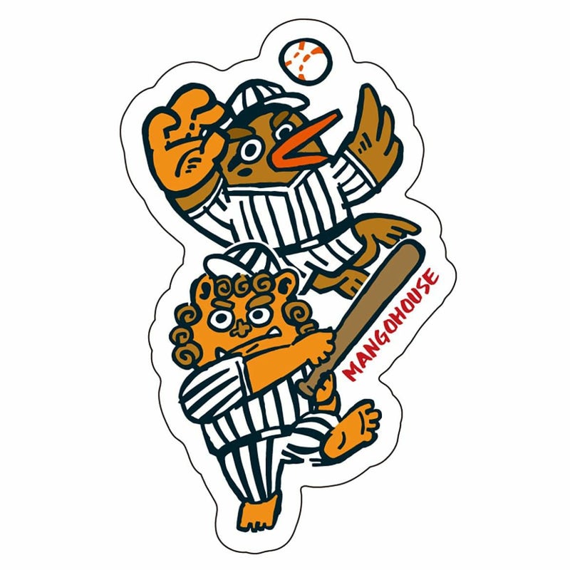 シーサークイナ野球・ミニステッカー