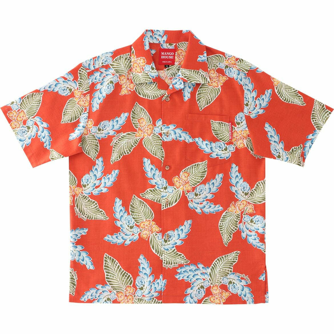 かりゆしウェア　レッド