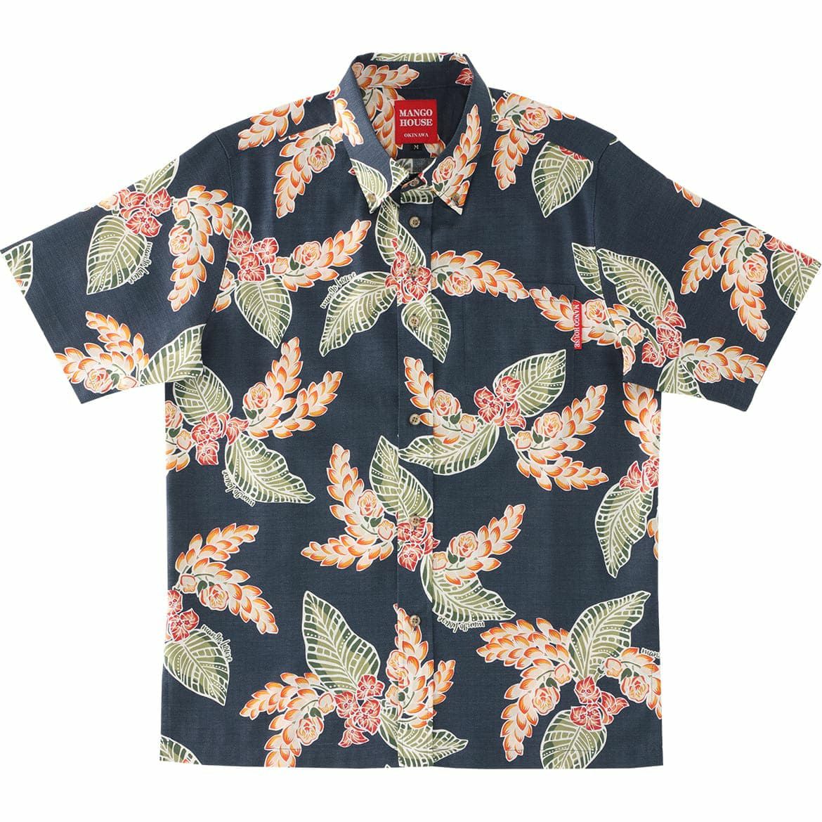 かりゆしウェア　サムネイル画像　ネイビー