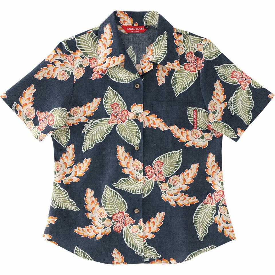 かりゆしウェア　サムネイル画像　ネイビー