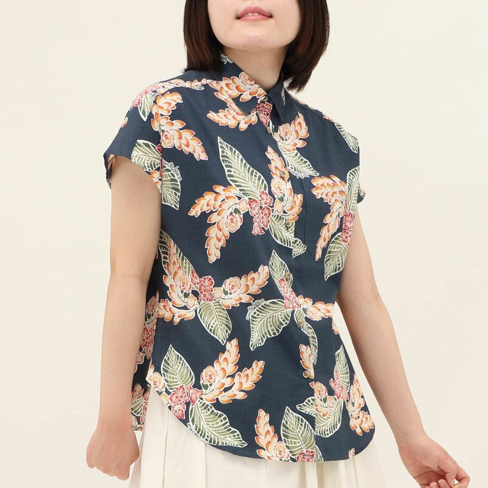 かりゆしウェア　サムネイル画像　ネイビー