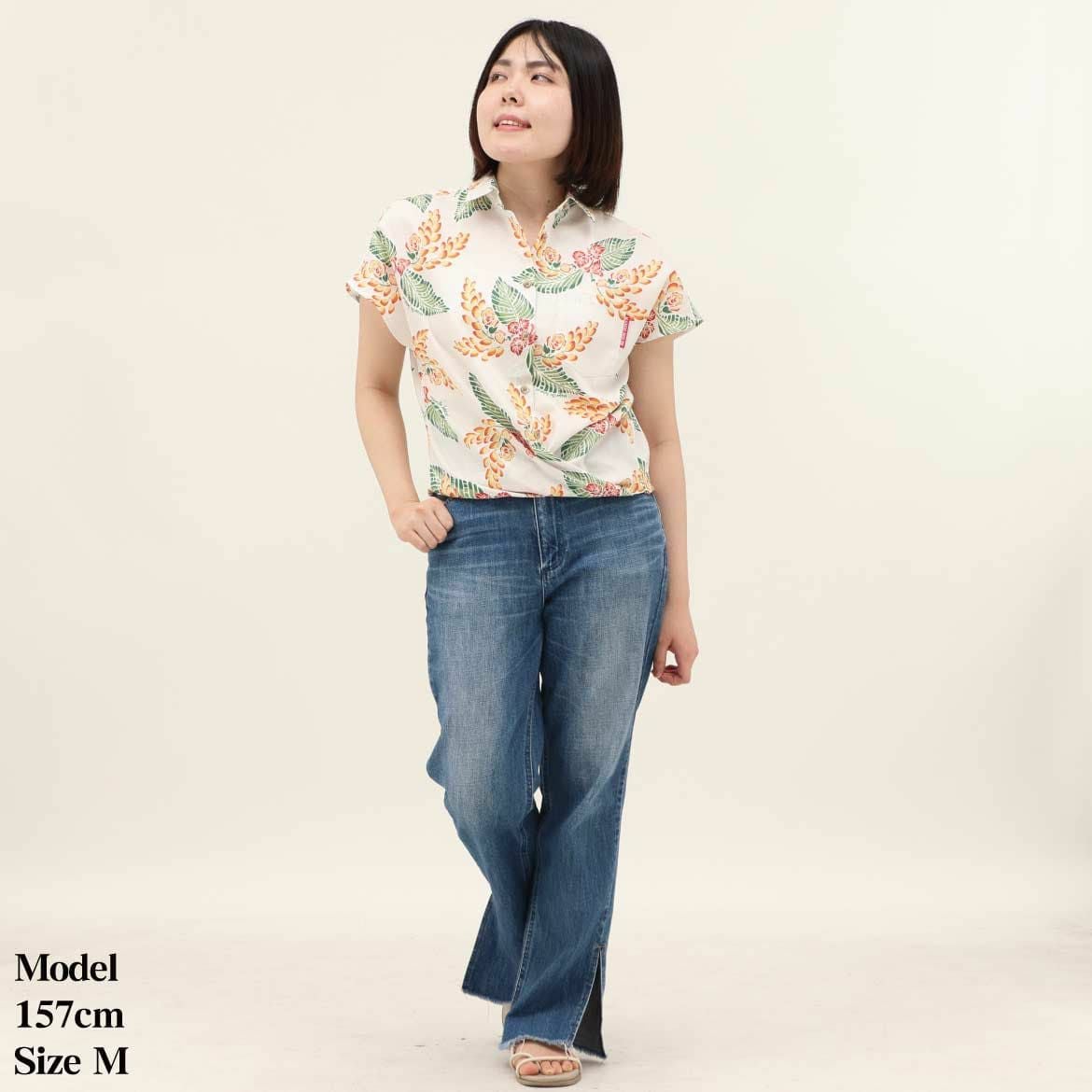 かりゆしウェア　モデル着用感