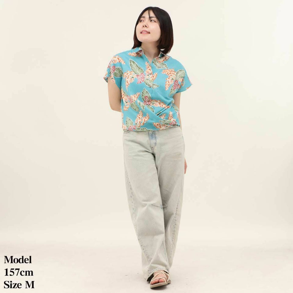 かりゆしウェア　モデル着用感