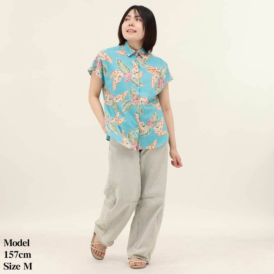 かりゆしウェア　モデル着用感