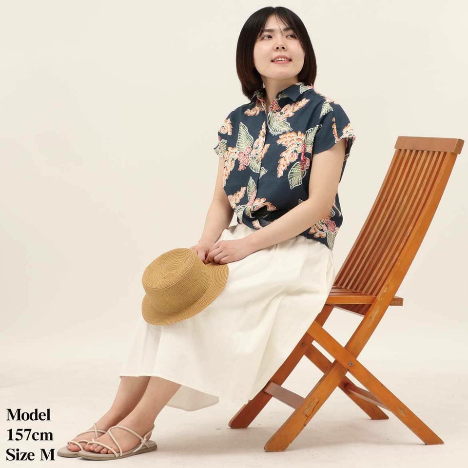 かりゆしウェア　モデル着用感