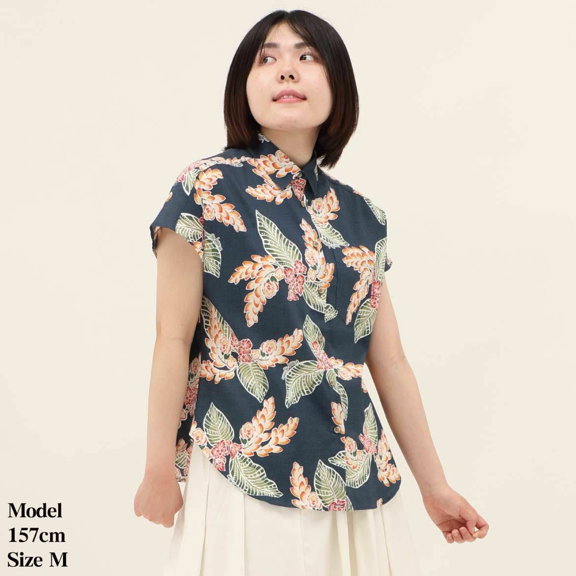 かりゆしウェア　モデル着用感