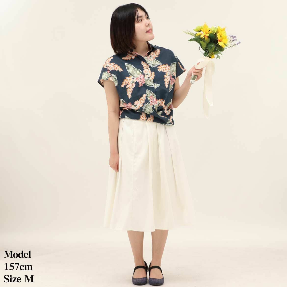 かりゆしウェア　モデル着用感