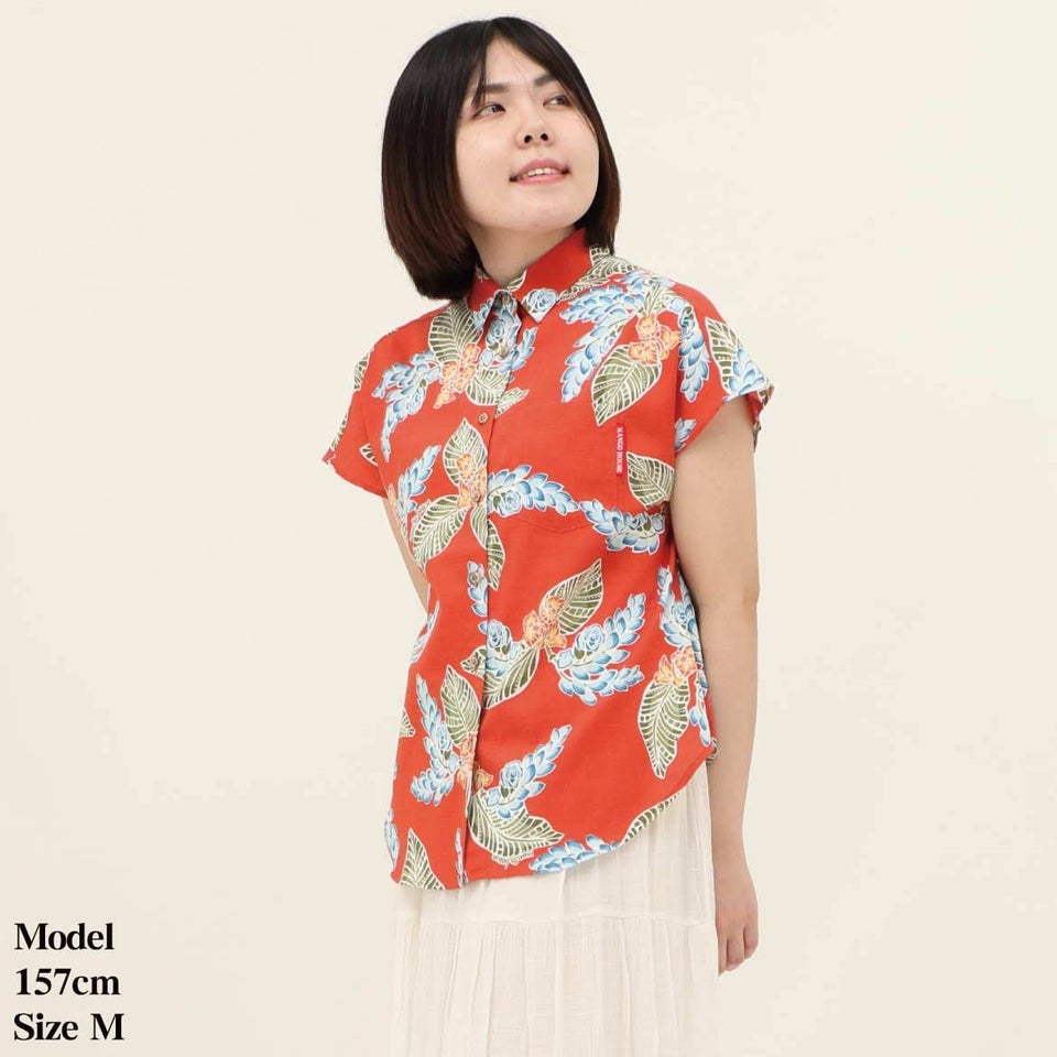 かりゆしウェア　モデル着用感