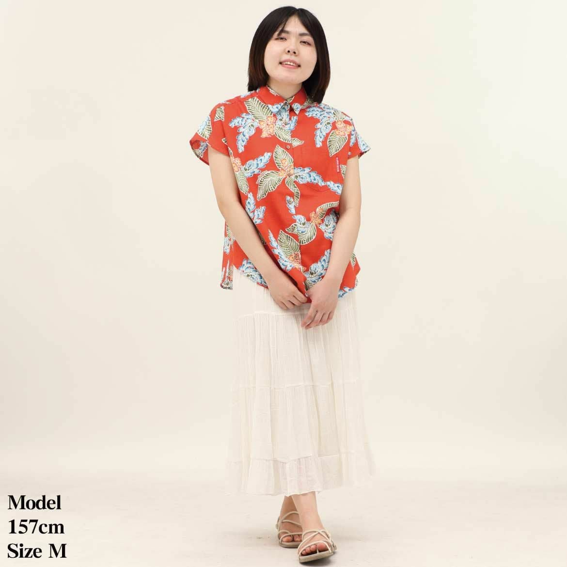 かりゆしウェア　モデル着用感