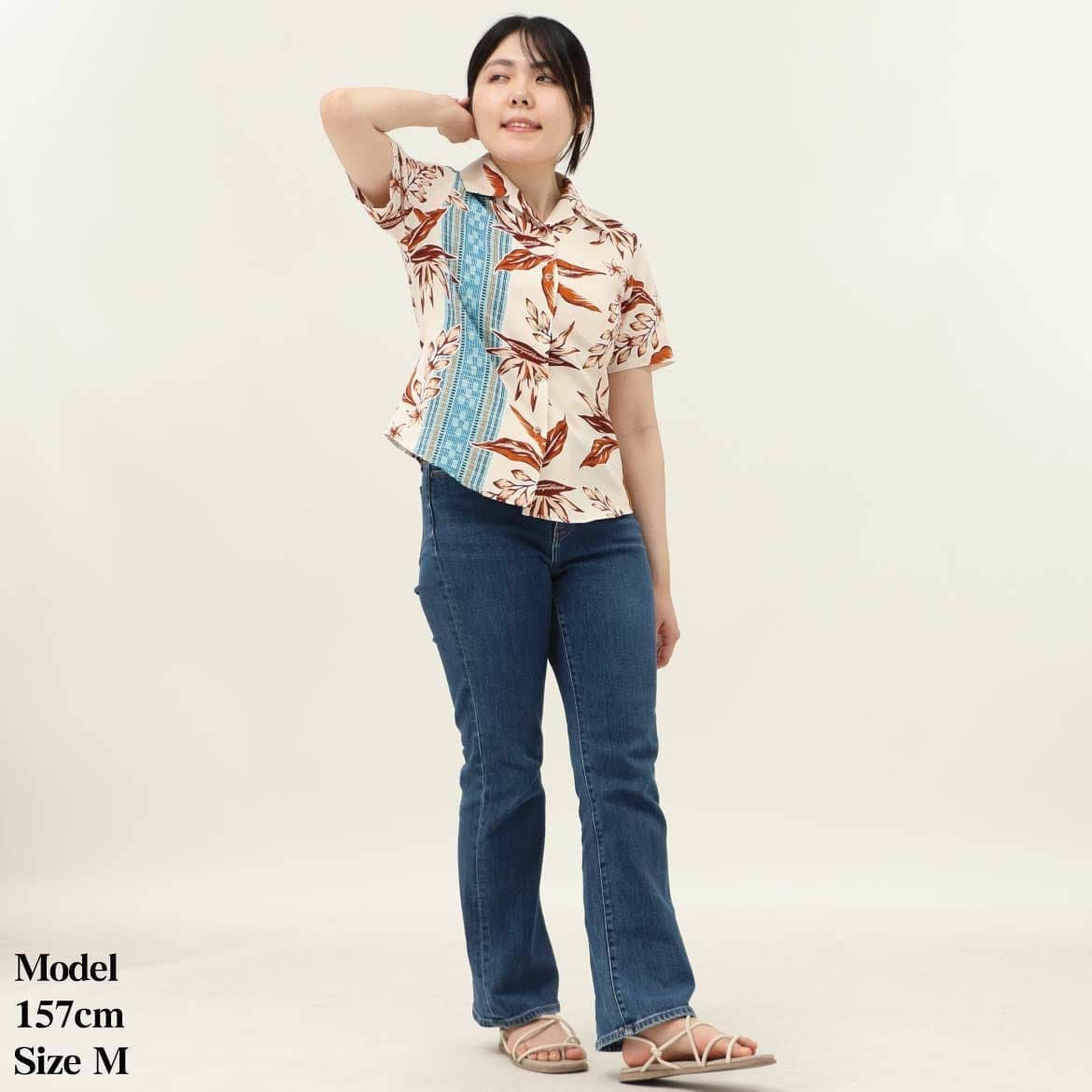 かりゆしウェア　モデル着用画像