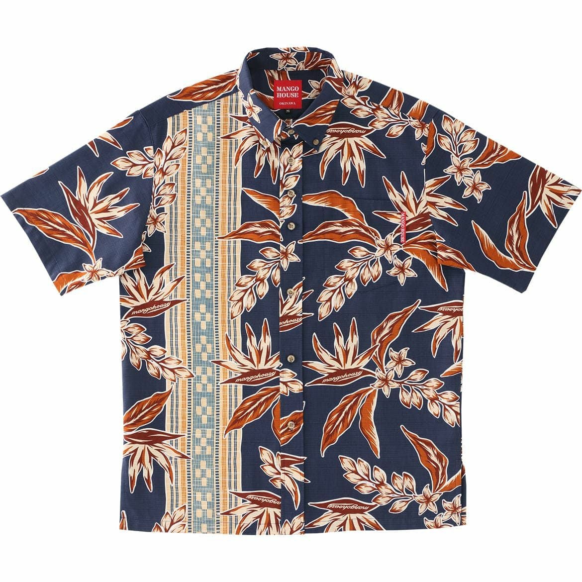 かりゆしウェア　サムネイル詳細　ネイビー