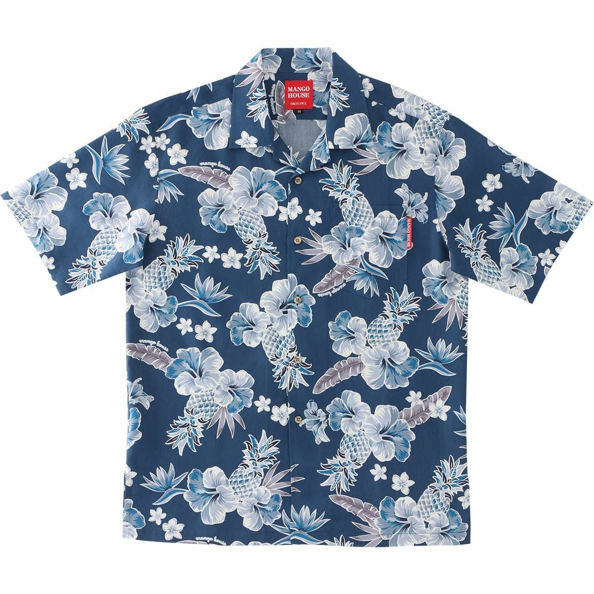 かりゆしウェア　サムネイル画像　ネイビー