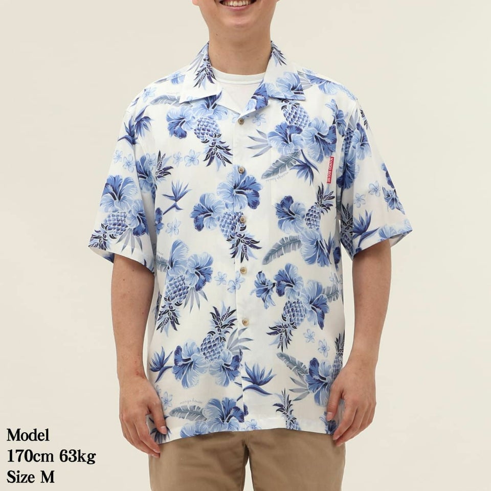 かりゆしウェア　モデル着用画像