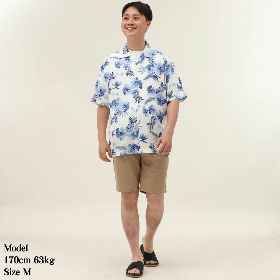 かりゆしウェア　モデル着用画像