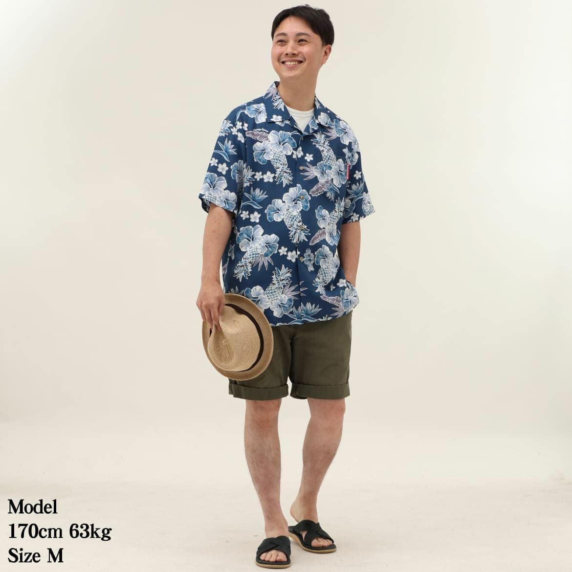 かりゆしウェア　モデル着用画像