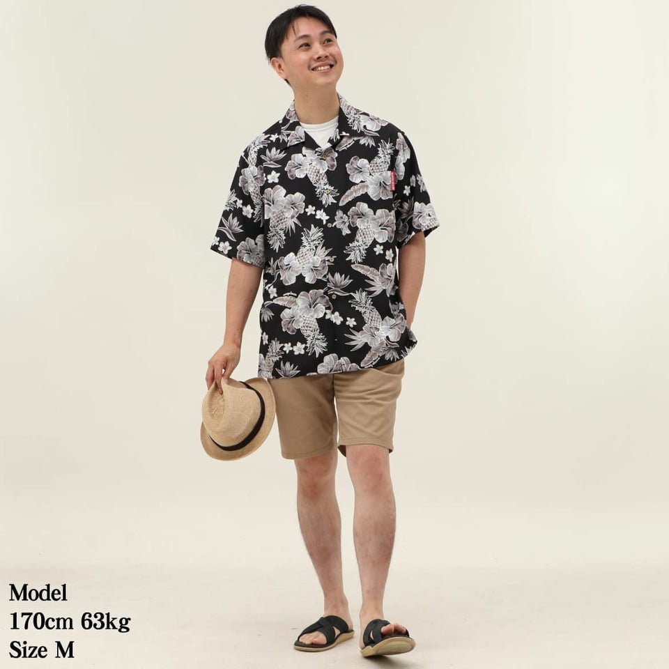 かりゆしウェア　モデル着用画像