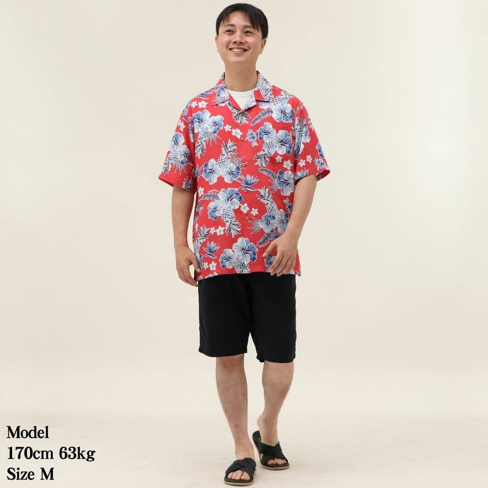 かりゆしウェア　モデル着用画像