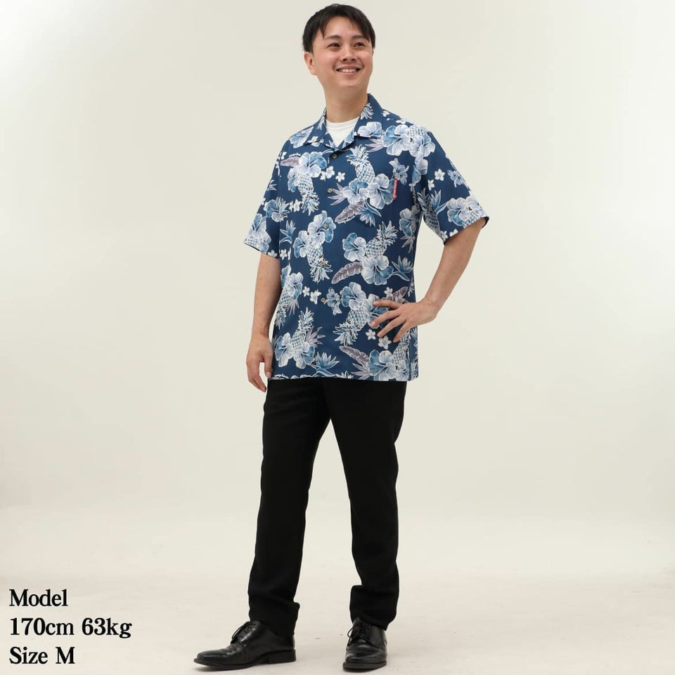 かりゆしウェア　モデル着用画像