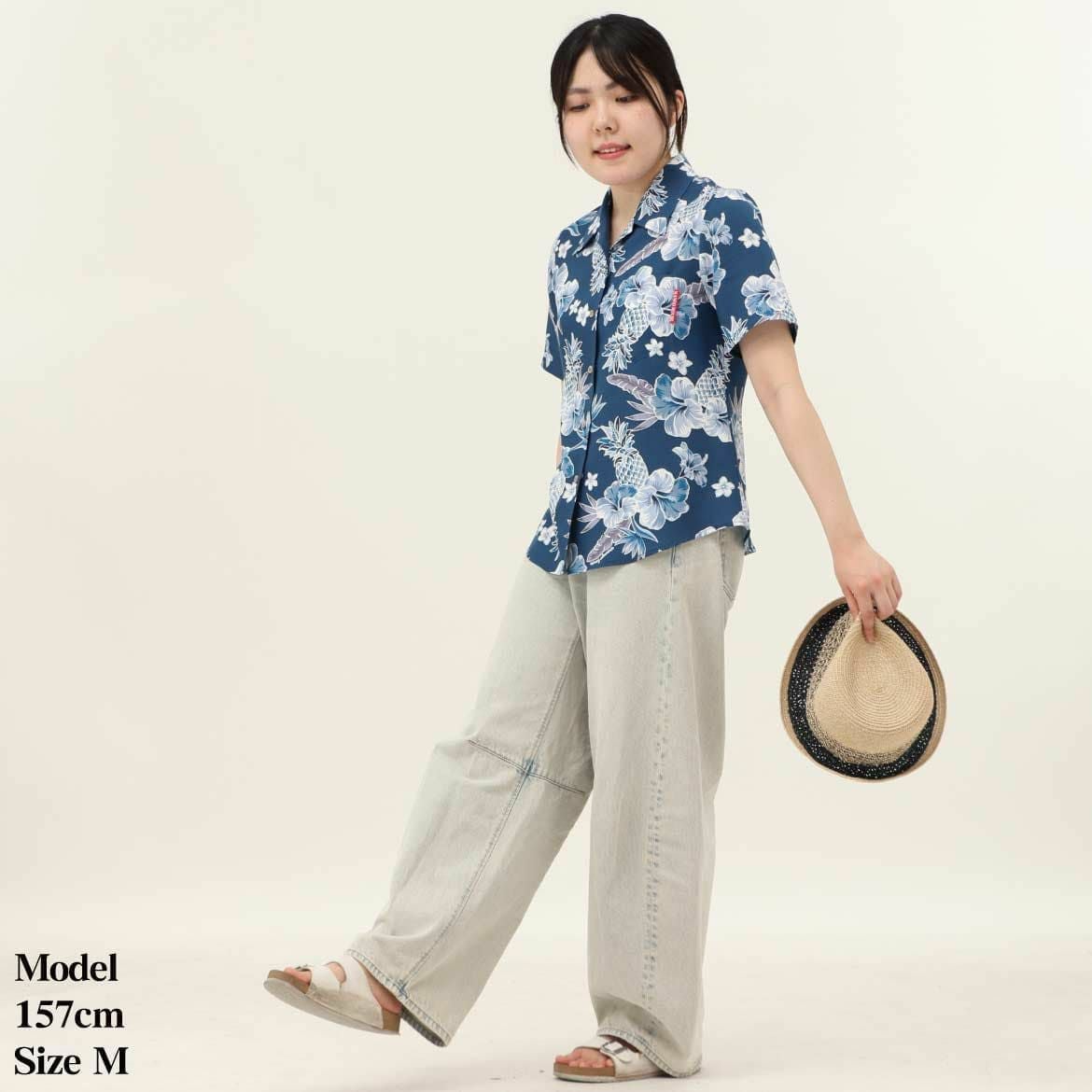 かりゆしウェア　モデル着用画像