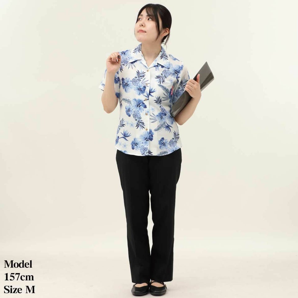 かりゆしウェア　モデル着用画像