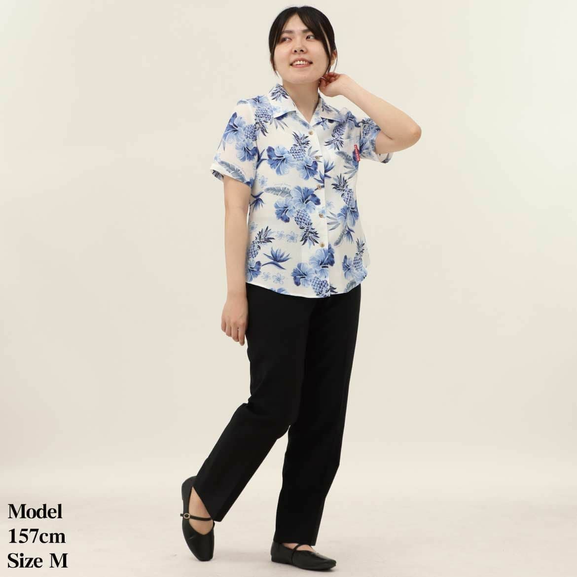 かりゆしウェア　モデル着用画像