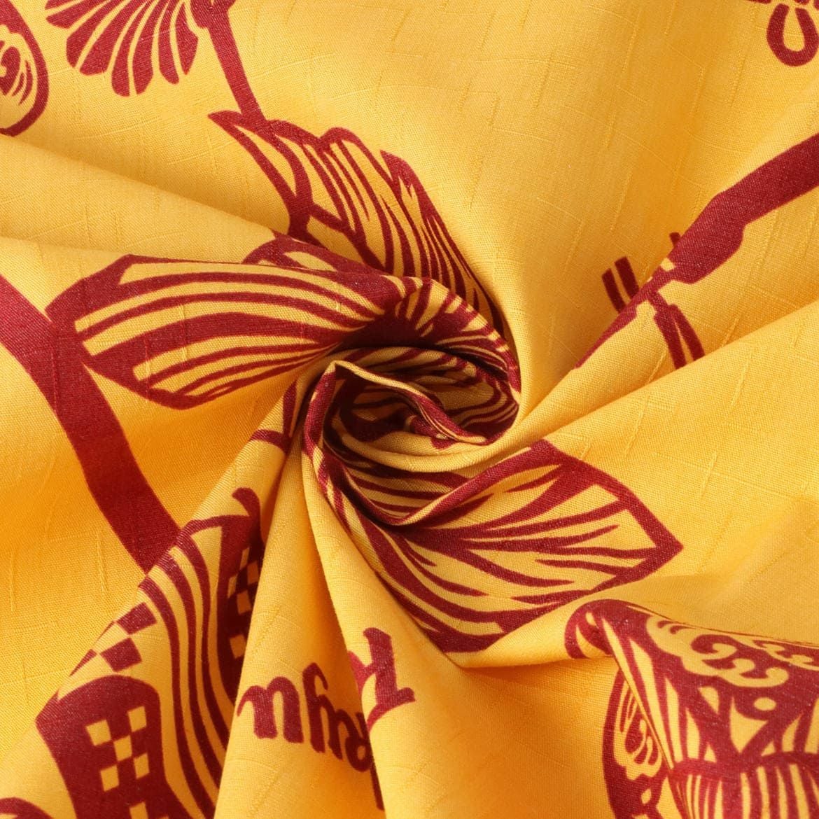 かりゆしウェア　ハーフパンツ　生地感