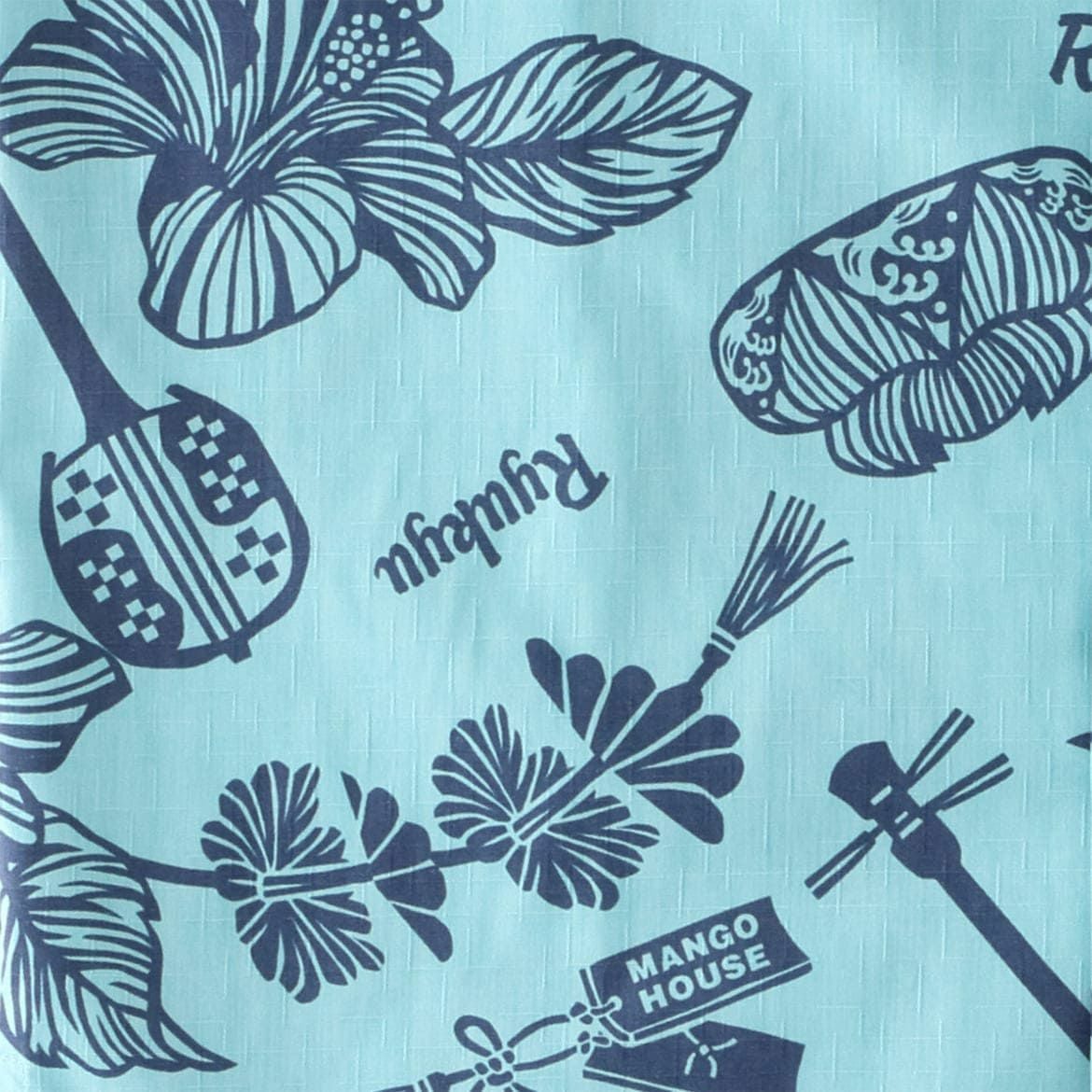 かりゆしウェア　ハーフパンツ　デザイン