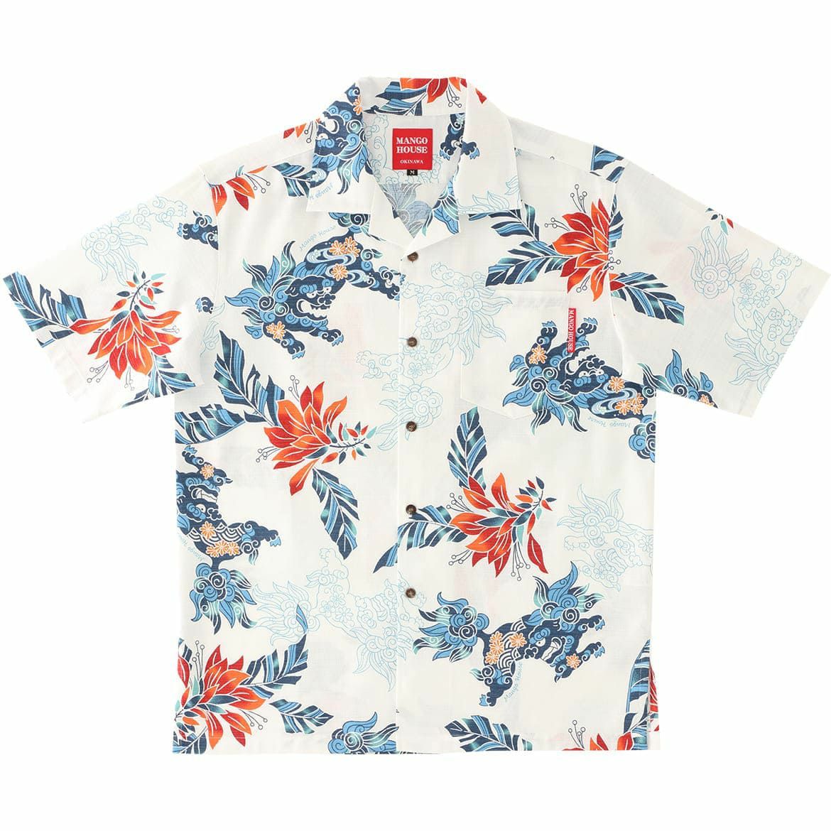 かりゆしウェア　サムネイル画像　オフブルー