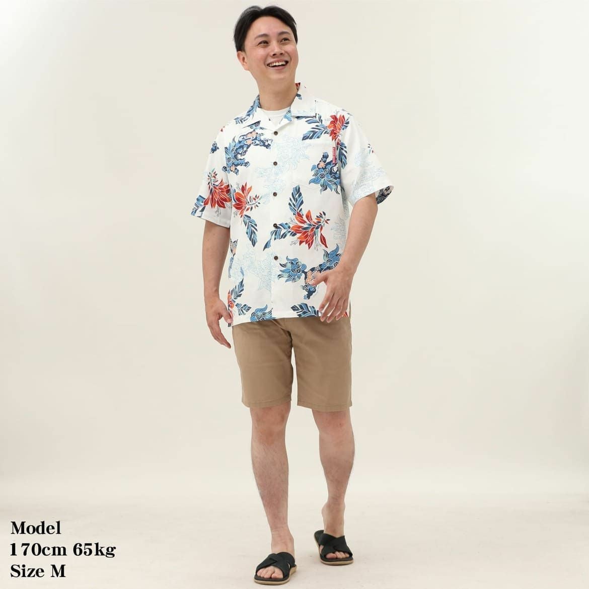 かりゆしウェア　モデル着用画像