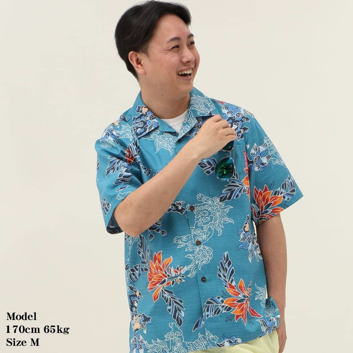 かりゆしウェア　モデル着用画像