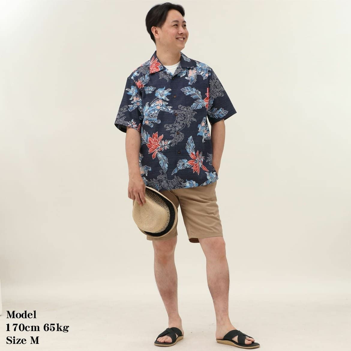 かりゆしウェア　モデル着用画像