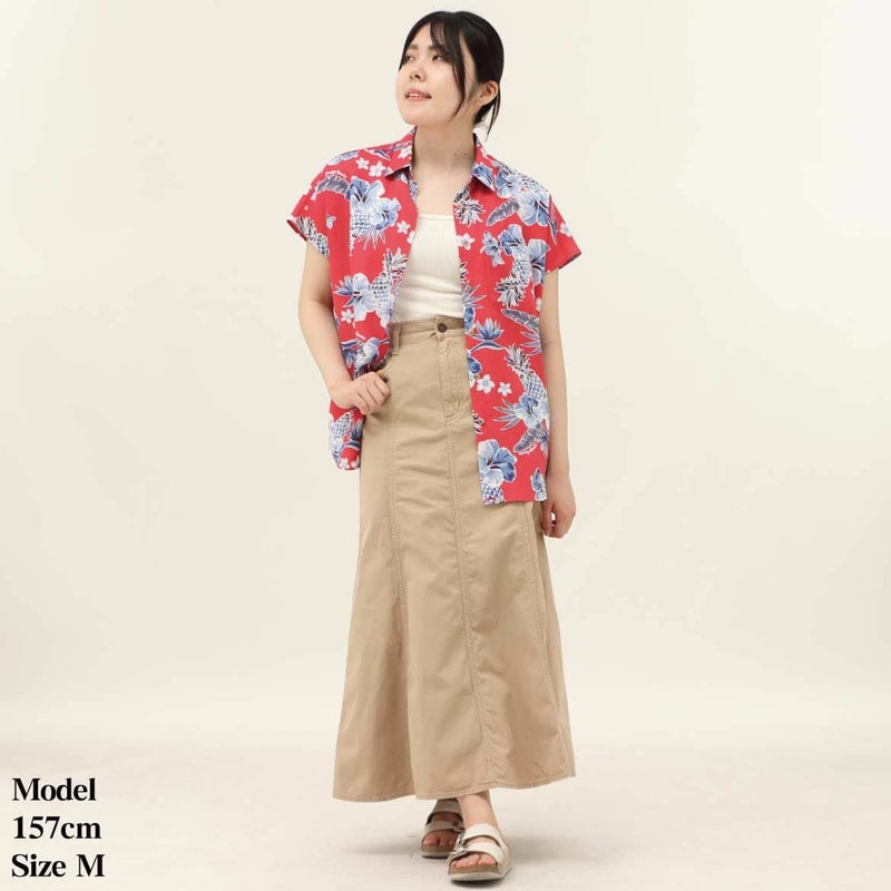 かりゆしウェア　モデル着用画像