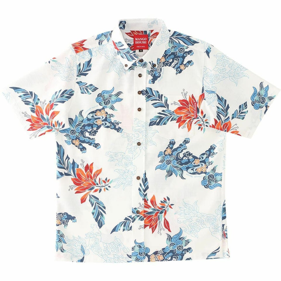 かりゆしウェア　サムネイル画像　オフブルー