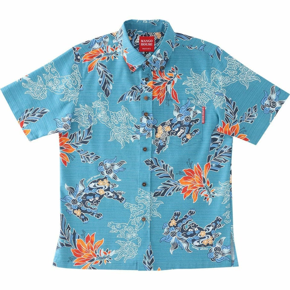 かりゆしウェア　サムネイル画像　ライトブルー