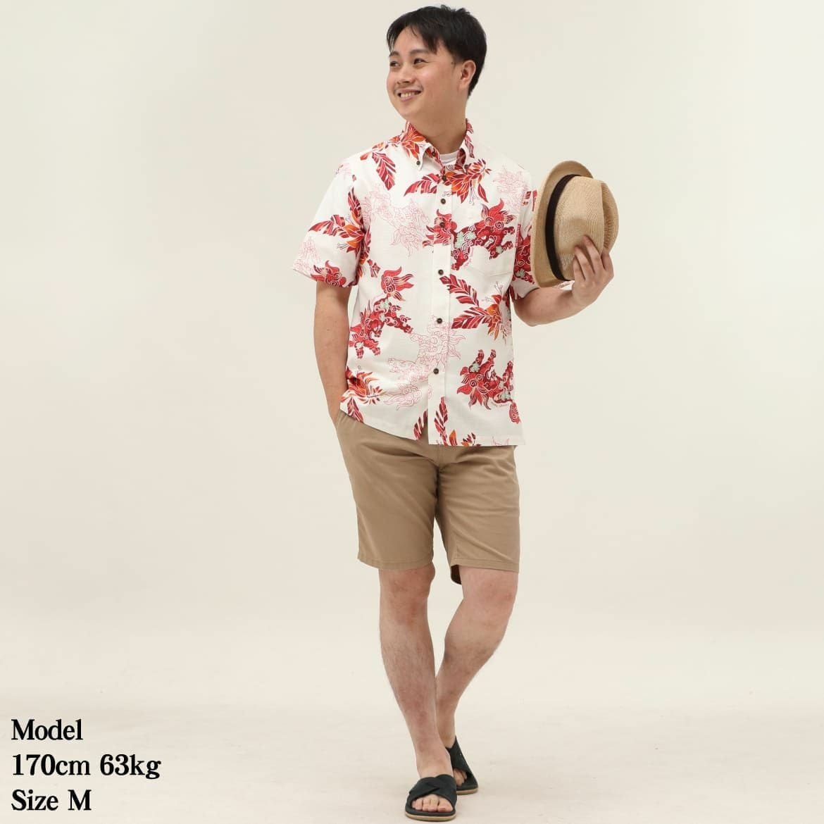 かりゆしウェア　モデル着用画像