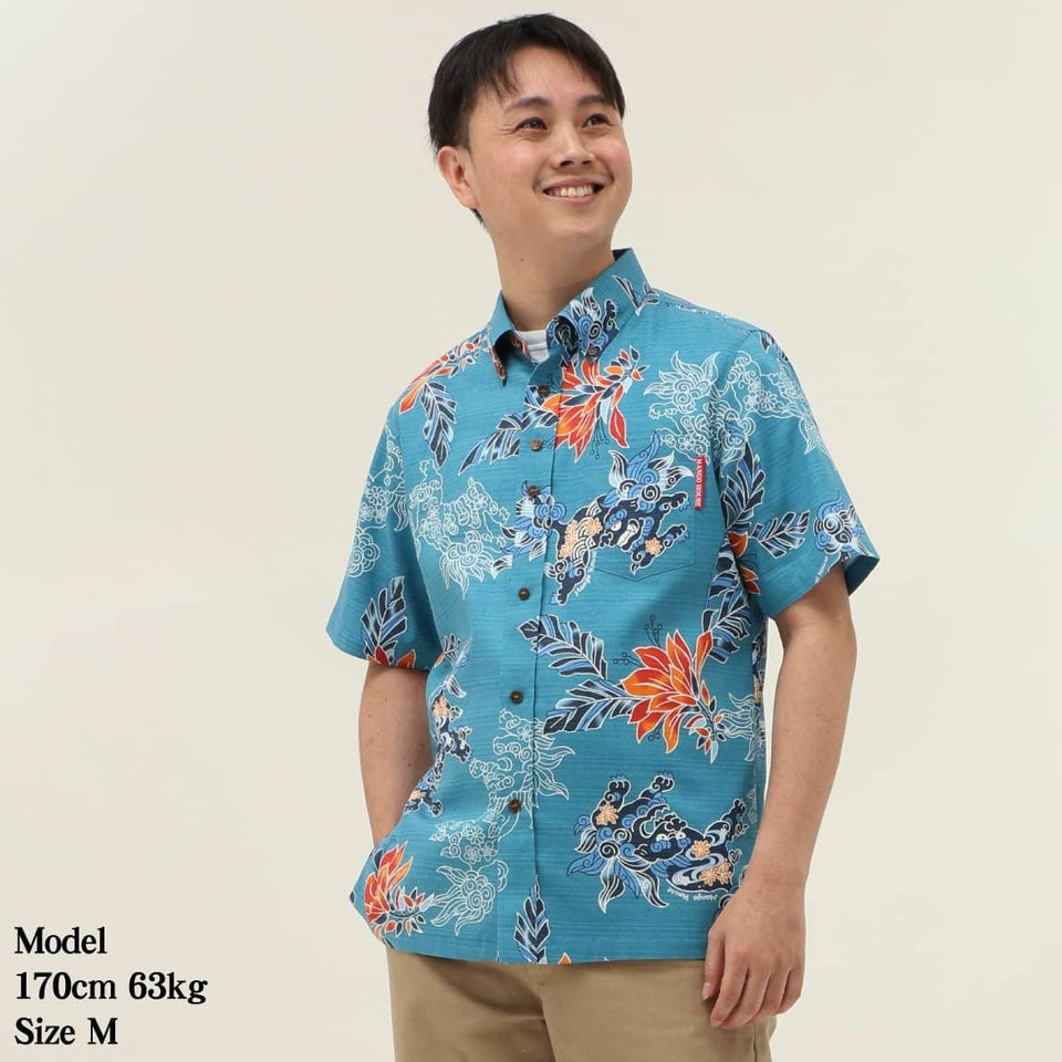 かりゆしウェア　モデル着用画像