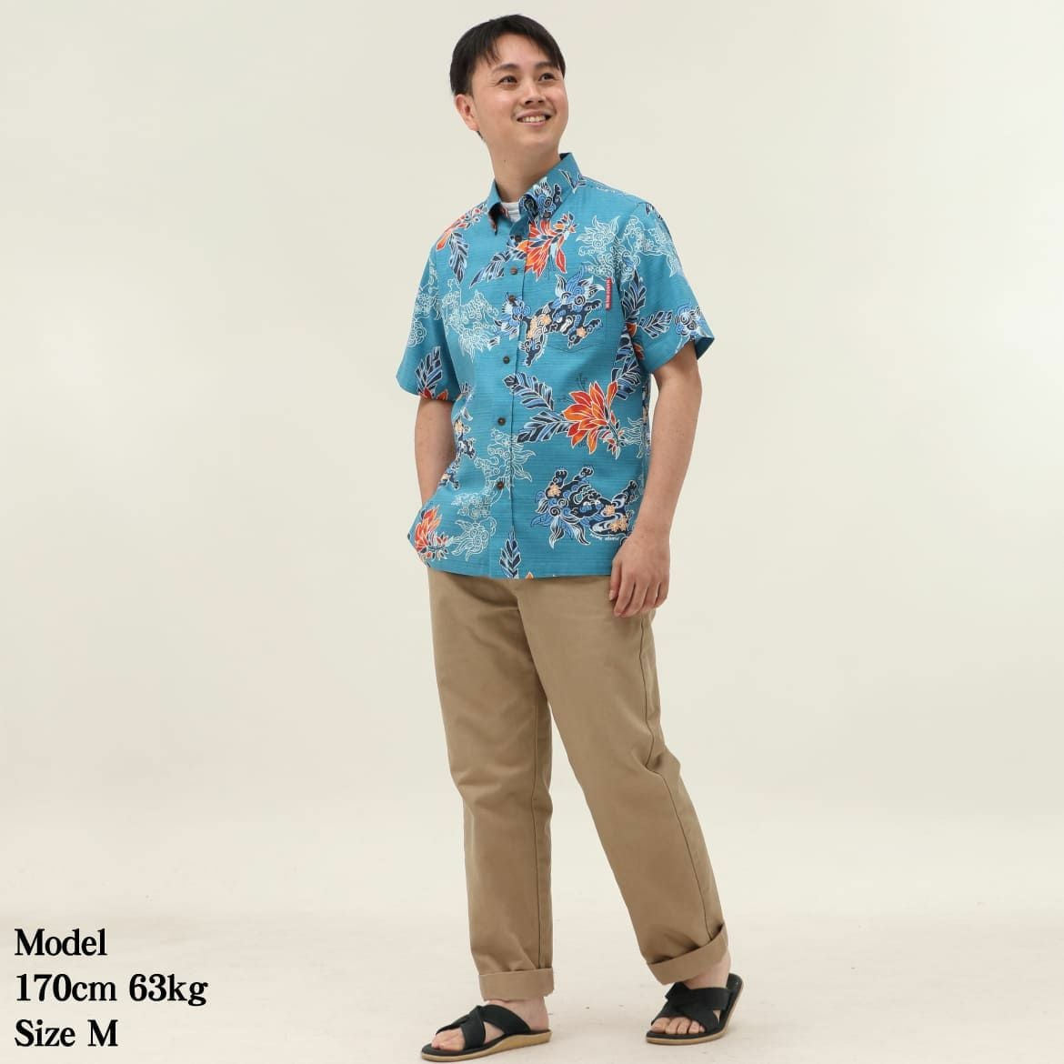 かりゆしウェア　モデル着用画像