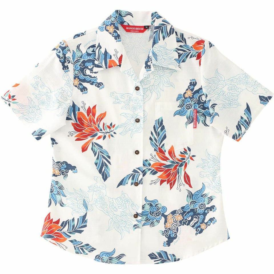 かりゆしウェア　サムネイル画像　オフブルー