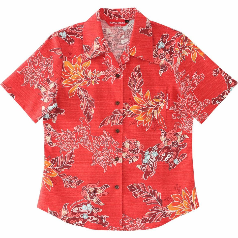 かりゆしウェア　サムネイル画像　レッド