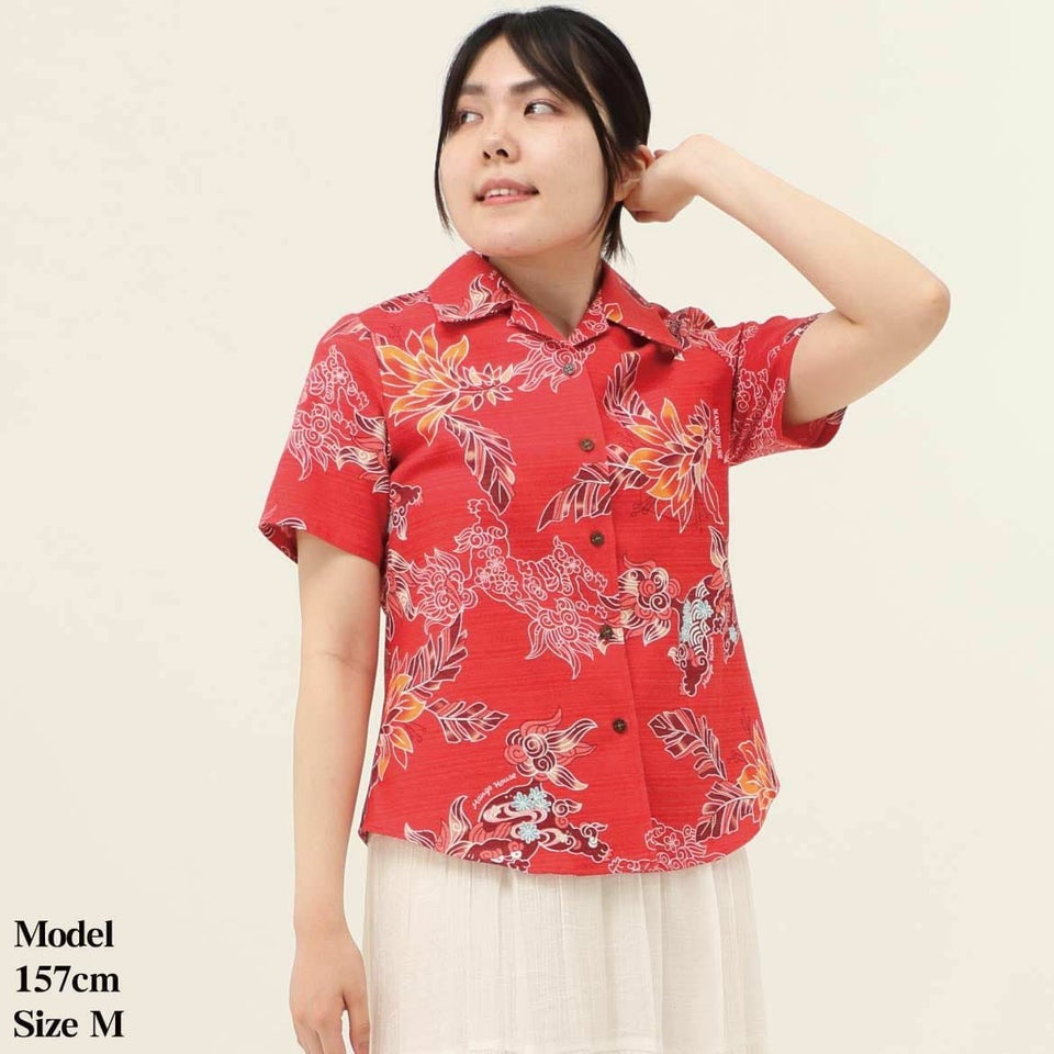 かりゆしウェア　モデル着用画像