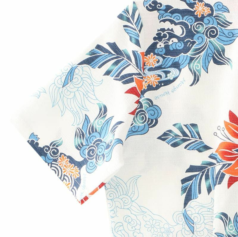 かりゆしウェア　モデル着用画像