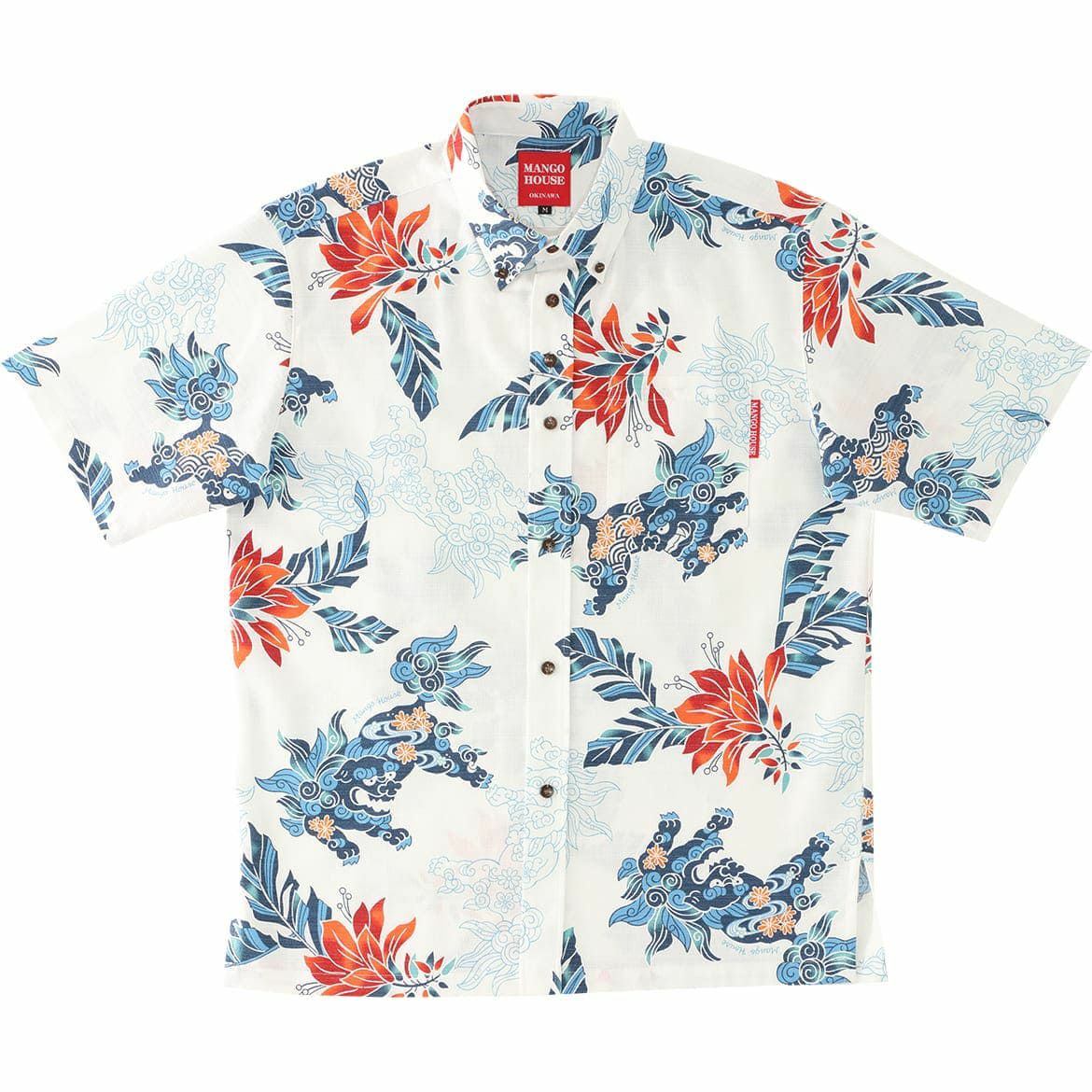 かりゆしウェア　サムネイル画像　オフブルー