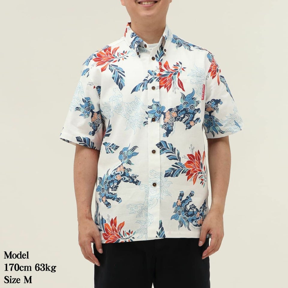 かりゆしウェアモデル着用画像